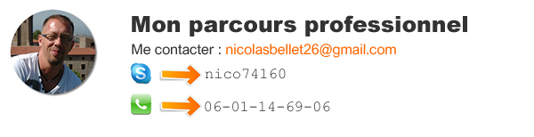 mon parcours professionnel